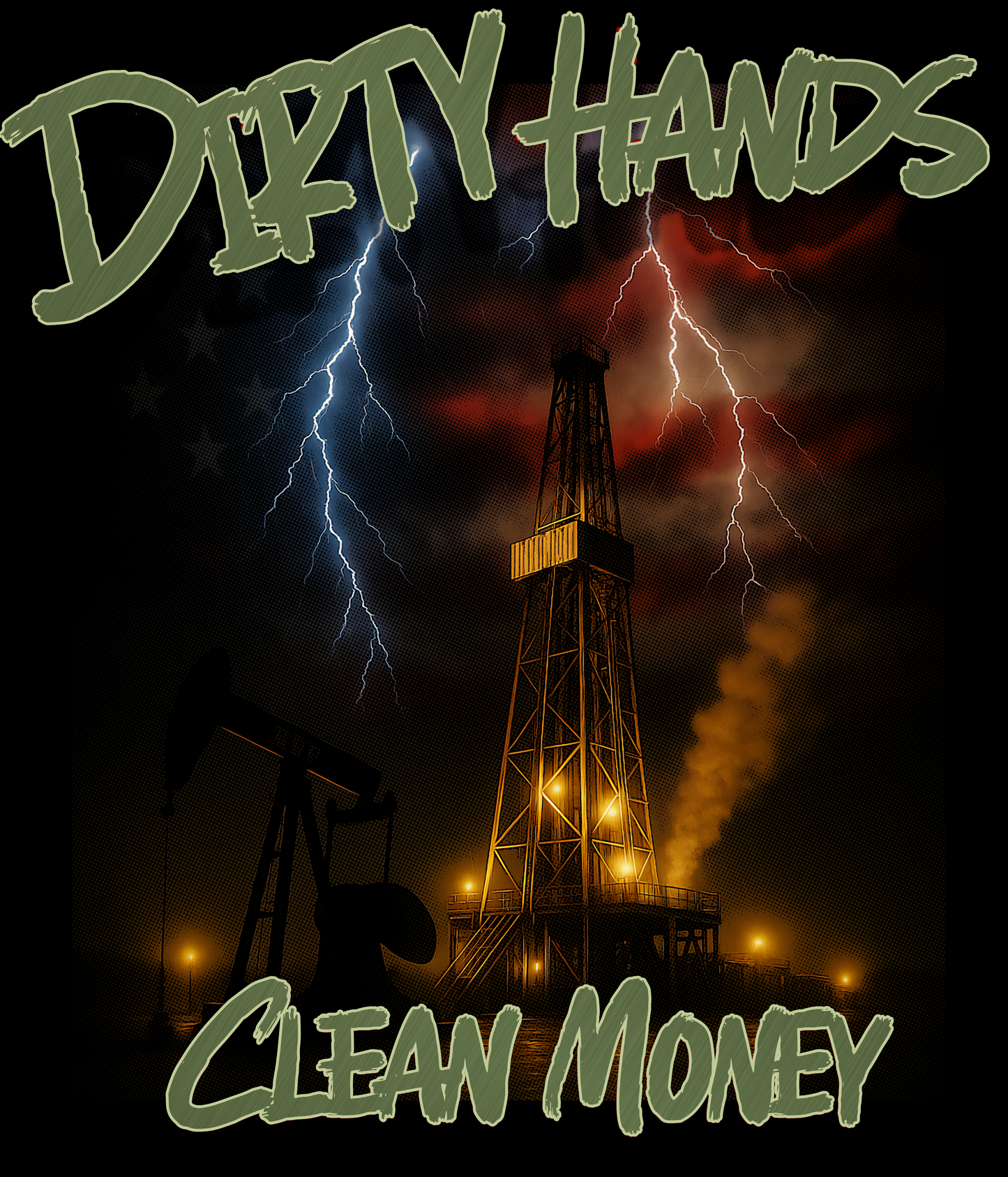 Dirty Hands Clean Money - Black Short Sleeve Shirt