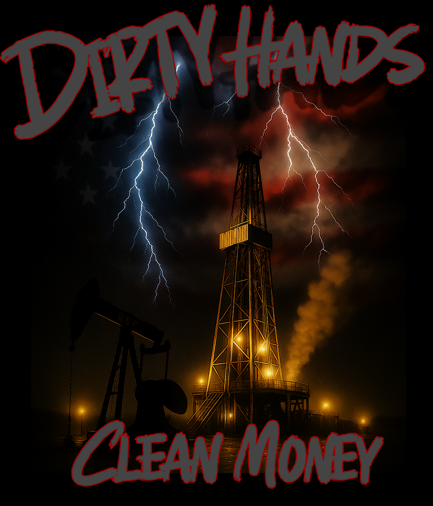 Dirty Hands Clean Money - Black Short Sleeve Shirt