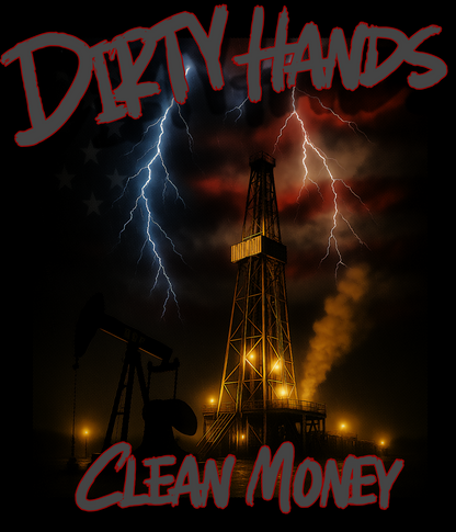 Dirty Hands Clean Money - Black Short Sleeve Shirt