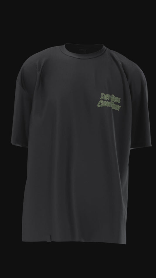 Dirty Hands Clean Money - Black Short Sleeve Shirt